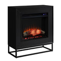 Contemporary Electric Fireplace - Black N986547