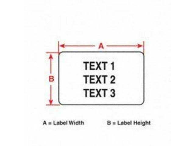 Black/White Nylon Label Cartridge J315