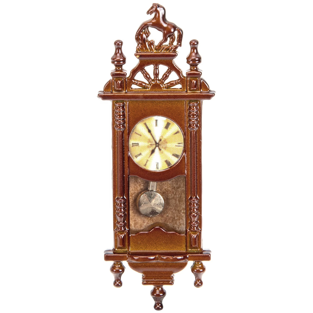 Metal Dollhouse Hanging Clock Toy Doll Furniture K213