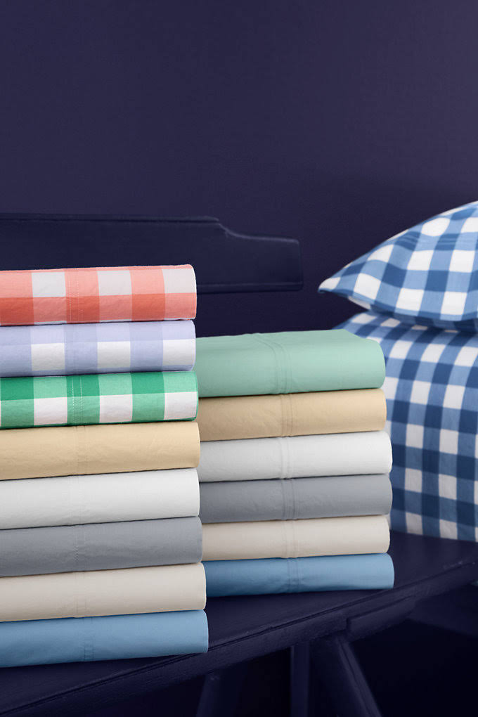 White Cotton Percale Pintuck Sheets W205