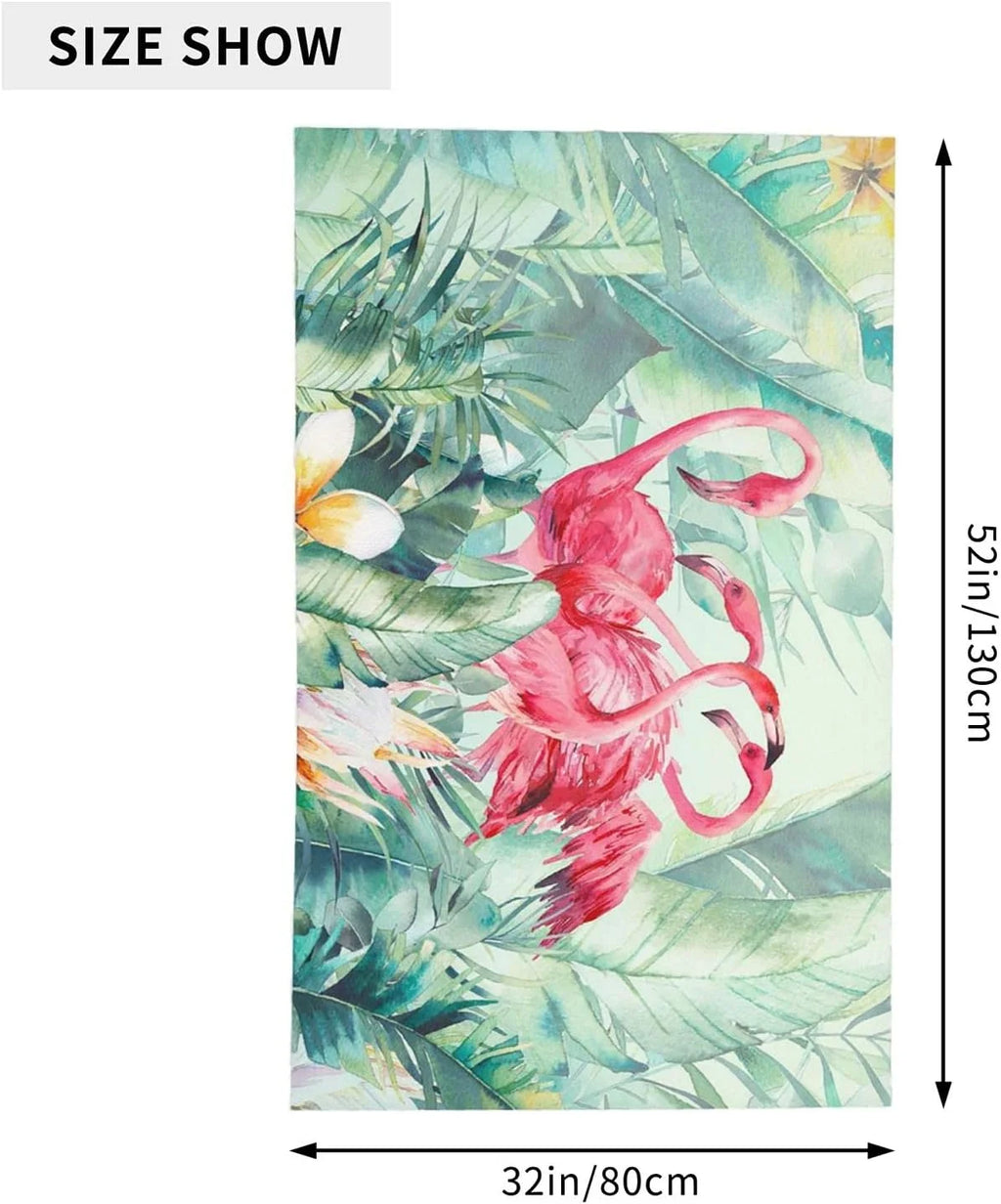 Pink Flamingo Beach Towel Q900969