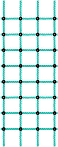 100% Nylon Climbing Cargo Net, 30 x 108 Q180