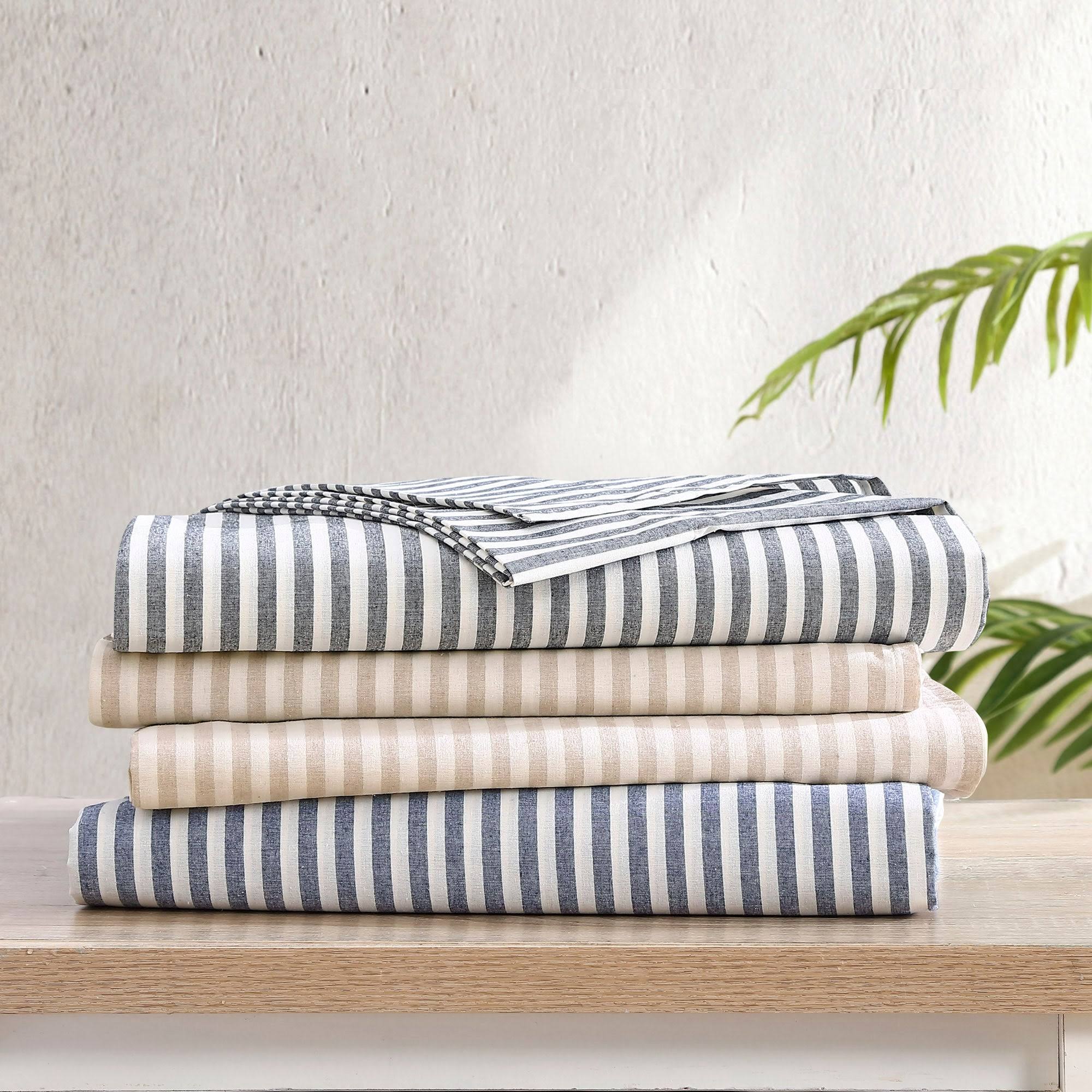 Gray Full Percale Sheet Set T588