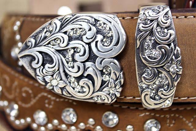 Brown Crystal Belt L820219