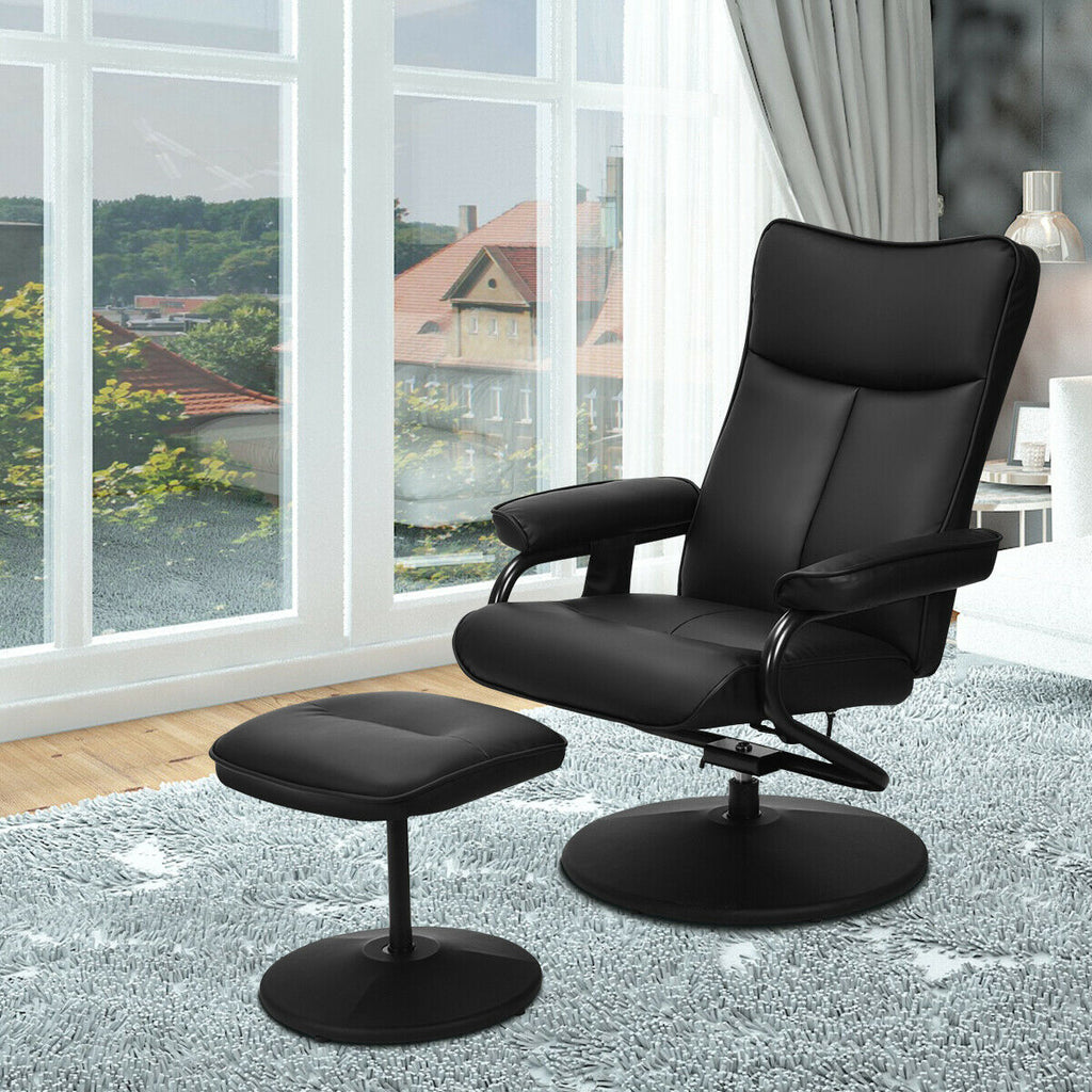 Swivel Massage Recliner with Ottoman R820
