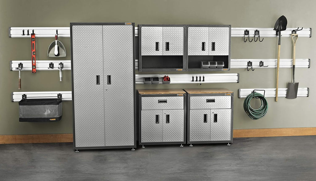 Silver Tread Steel Cabinet H162