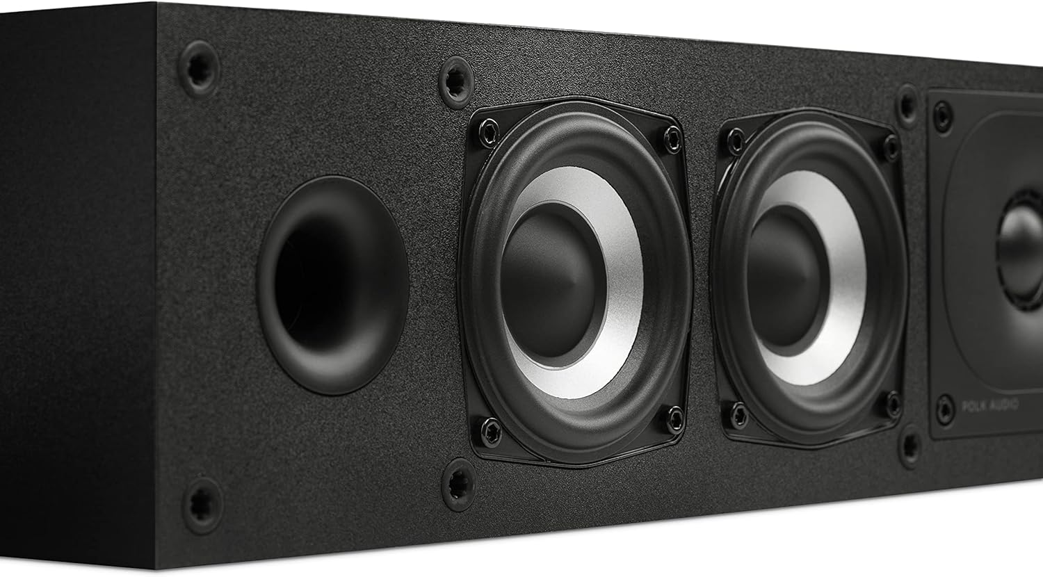 Midnight Black Slim Center Channel Speaker V6870