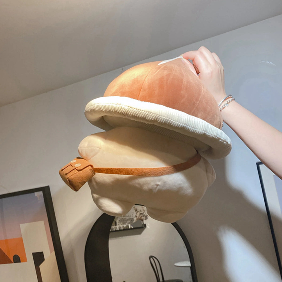 13.8 inch Plush Stuffed Mushroom Pillow E490