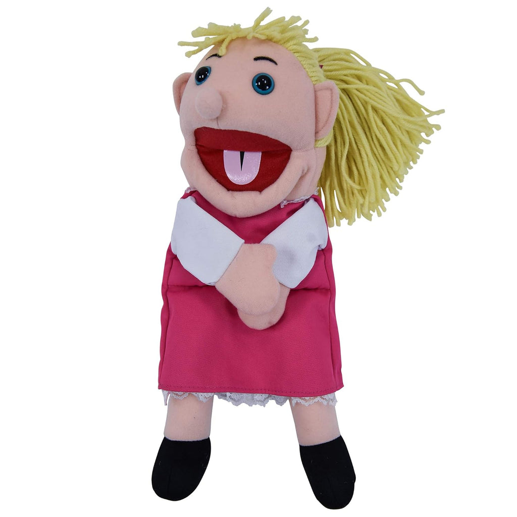 15 Ethnic Children Puppets with Movable Mouths, Set of 6 H837170