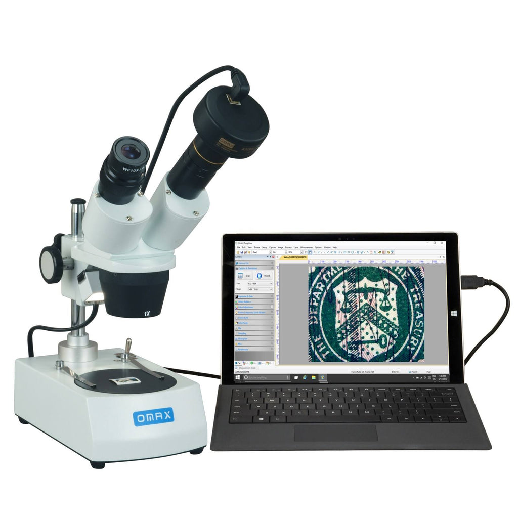 Binocular Stereo Microscope with Dual Lights and 5MP Camera X2122