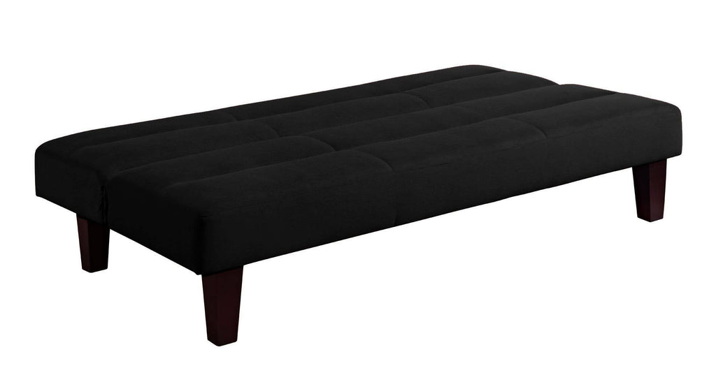 Black Microfiber Futon C3994