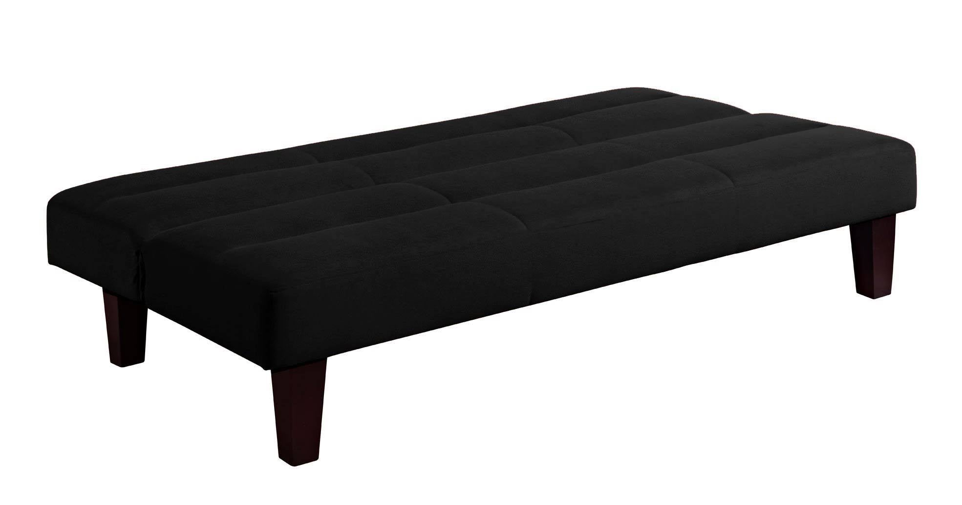 Black Microfiber Futon C3994