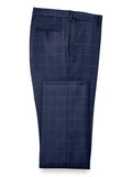 Tailored Fit Solid Navy Wool Suit L819