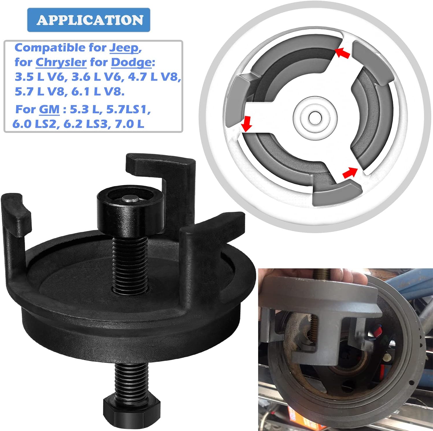 Harmonic Balancer Puller Pack of 2 S755061
