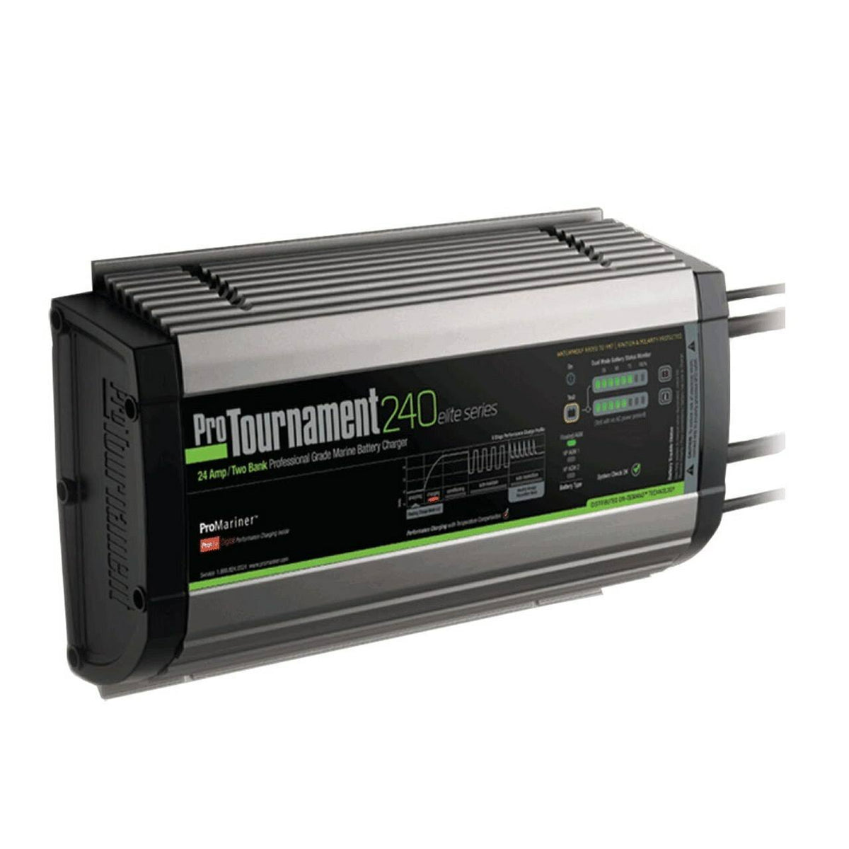 24 Amp 2 Bank Dual Charger X2444
