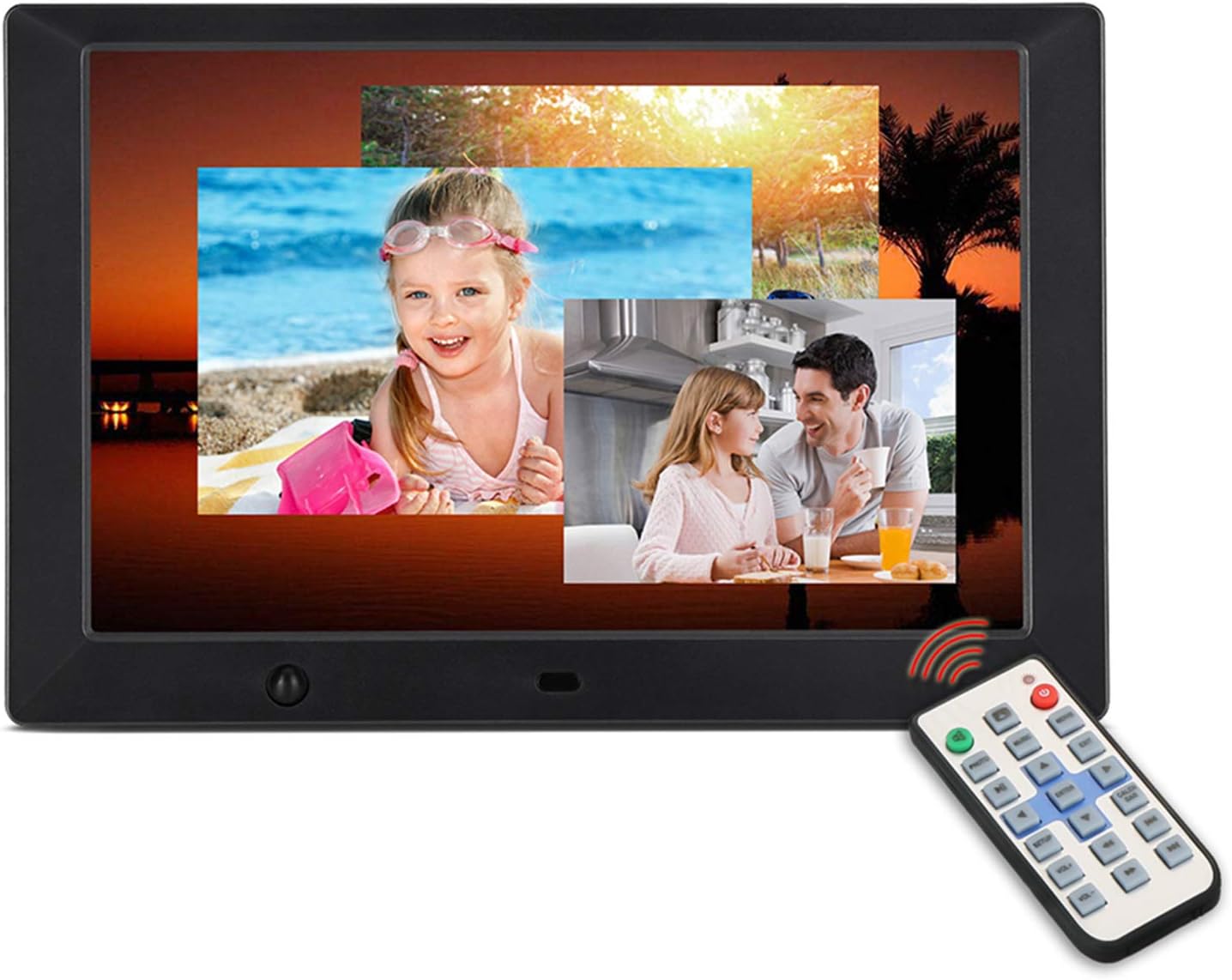 10 inch Digital Picture Frame with 16:9 Screen, 1080P Video A440