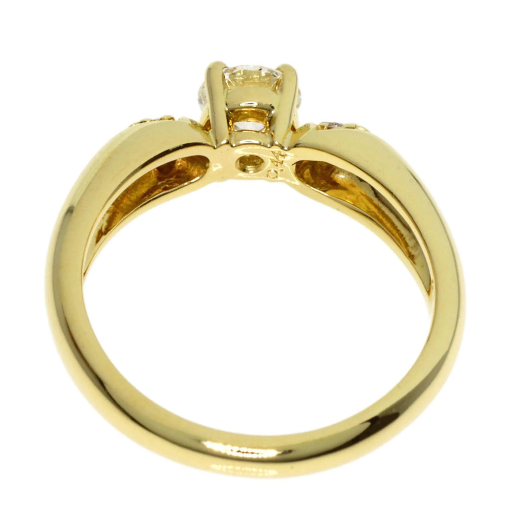 Diamond Ring K18 Yellow Gold S504
