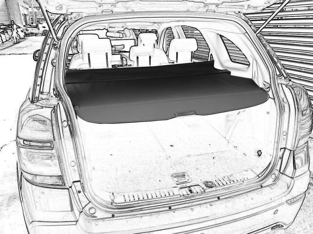Retractable Black Cargo Cover for GMC Terrain Chevrolet Equinox X773