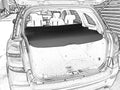 Retractable Black Cargo Cover for GMC Terrain Chevrolet Equinox X773
