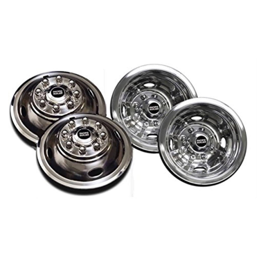 Polished 16 inch 8 Lug Stainless Steel Wheel Simulator O855668