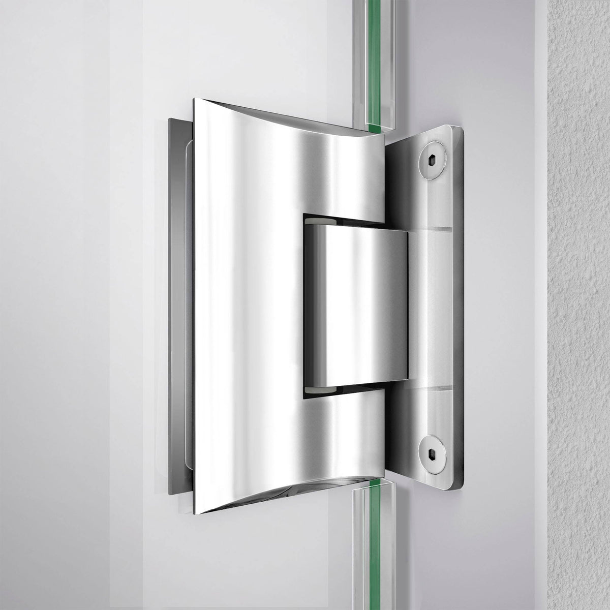 Frameless Hinged Shower Door in Chrome O188980