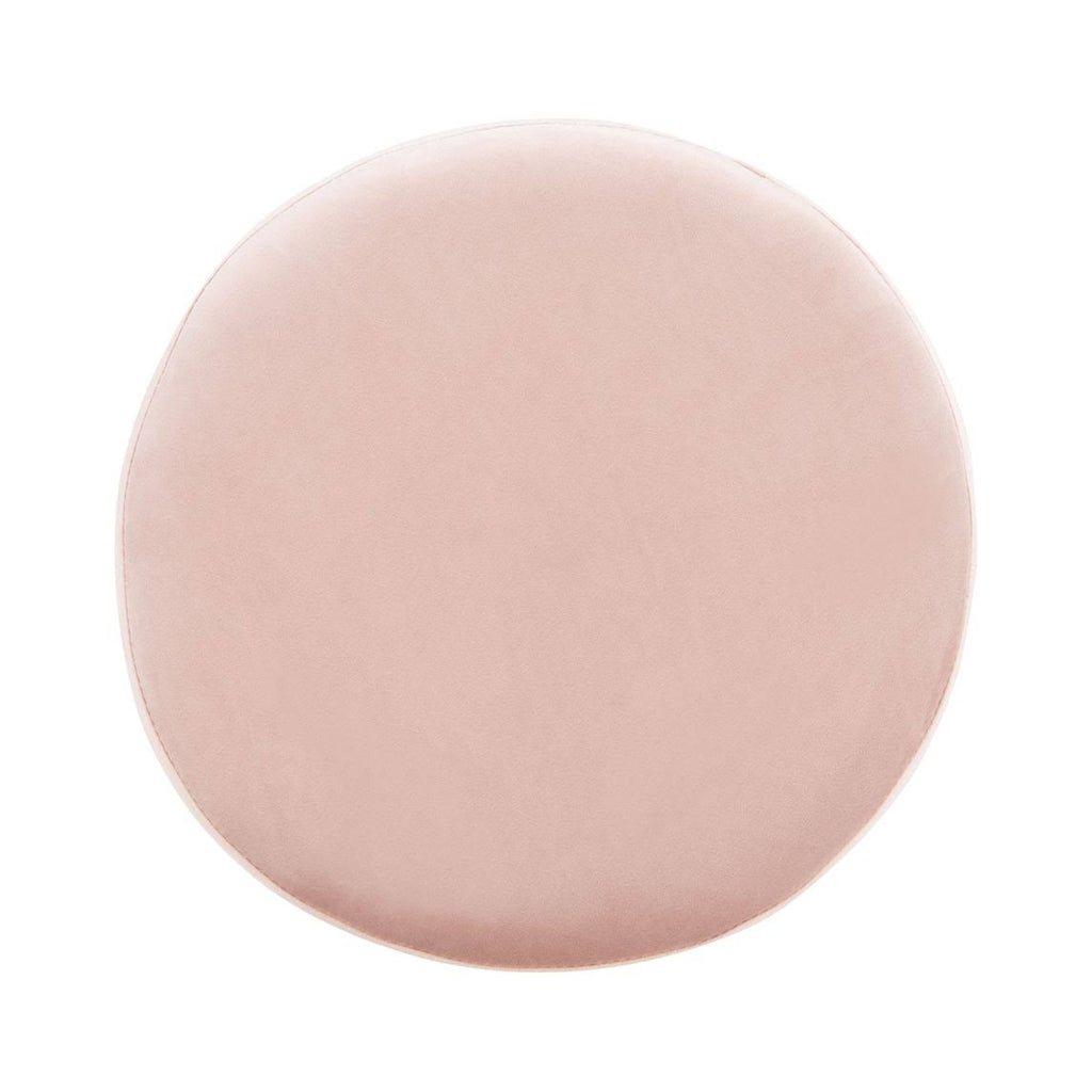 Dusty Blush / Gold Round Bar Stool H14717