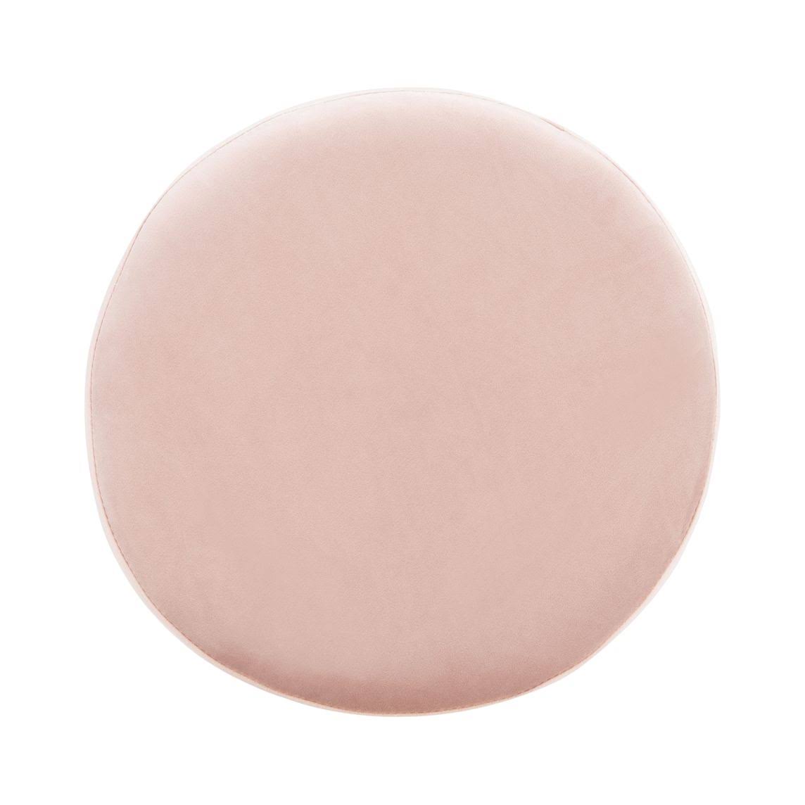 Dusty Blush / Gold Round Bar Stool H14717