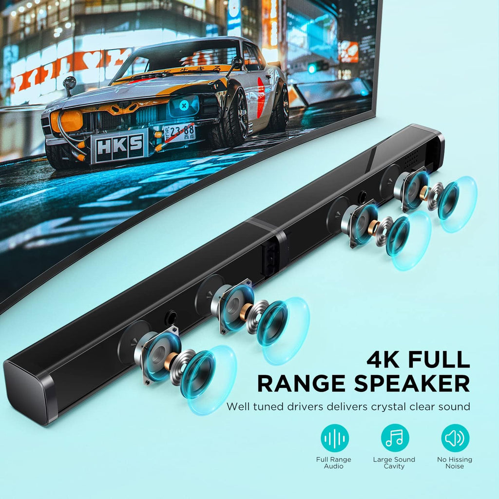 2.1 Slim Sound Bar with Subwoofer M54913