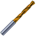 Solid Carbide Jobber Drill, Tin Finish, Spiral Flute, 74mm OAL J729564