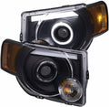 Projector Headlights with Halo Black J4533