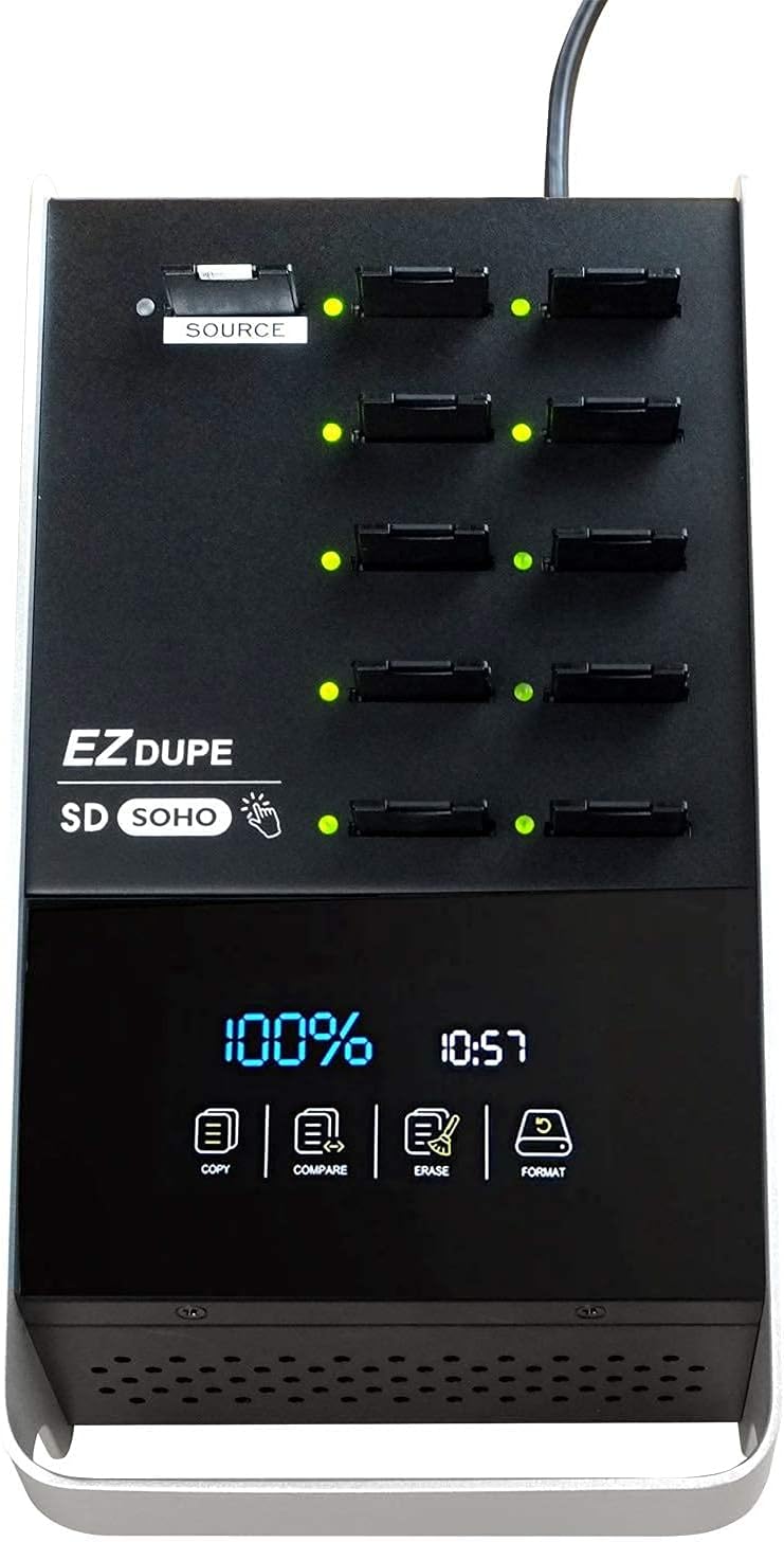 SD Duplicator with Touch Screen for MicroSD SDHC SDXC Memory Card E39598