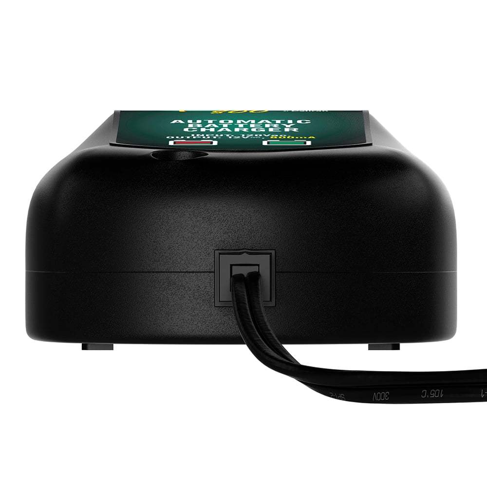 800mA 12V Weather Resistant Battery Charger and Maintainer for Lead Acid AGM Gel Cell Batteries O798319