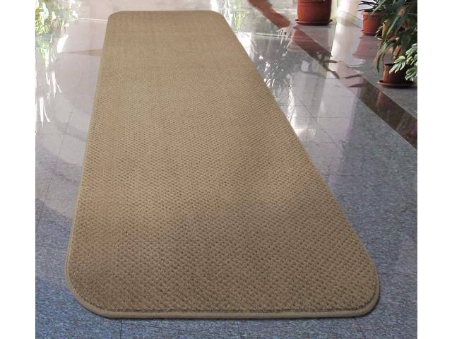 Camel Tan Skid-Resistant Carpet Runner 18 ft. x 48 in. S879
