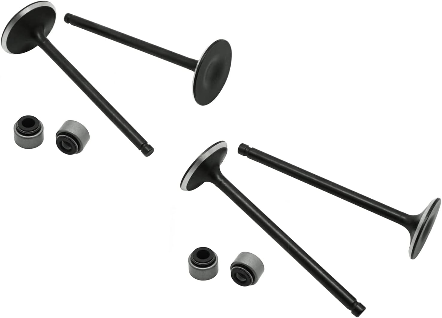 Intake Exhaust Engine Valves Seals for Polaris Predator 500 Outlaw 500 2003-2007 I6297