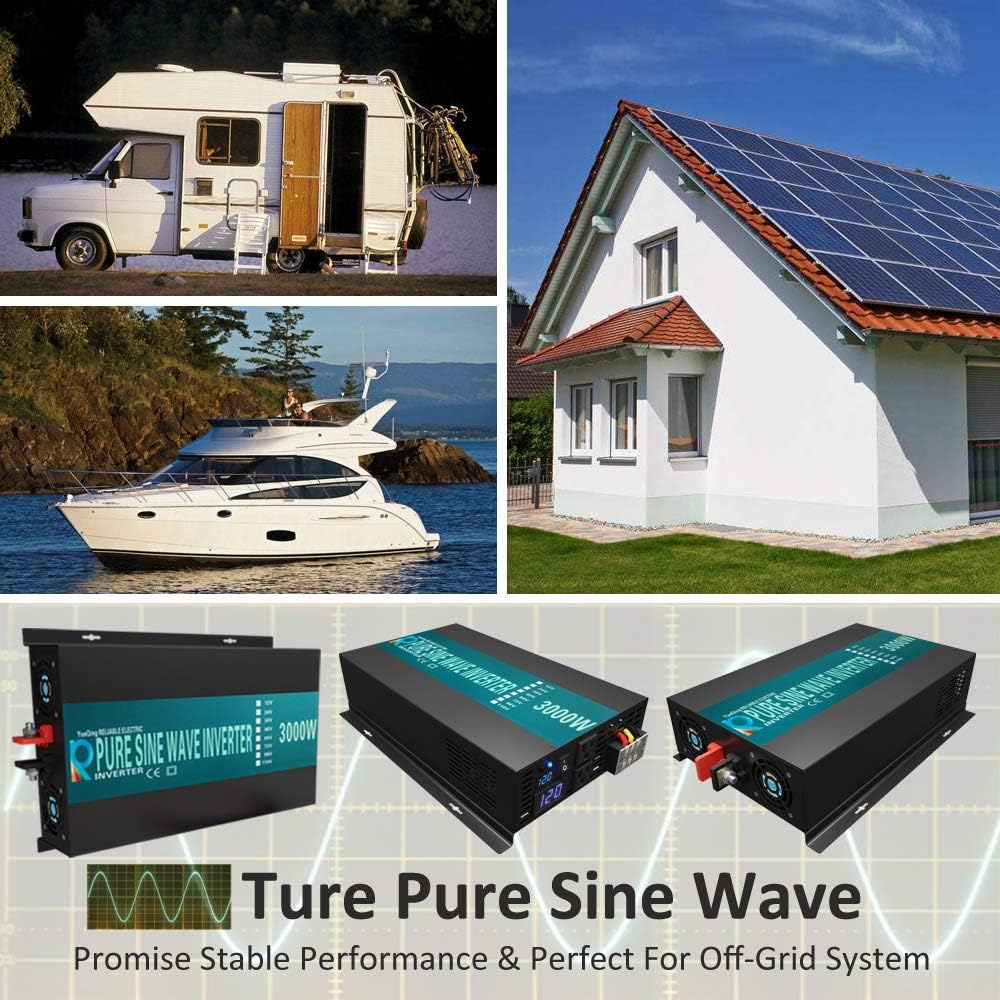 3000W 12V 110~120V Pure Sine Wave Power Inverter Q411648