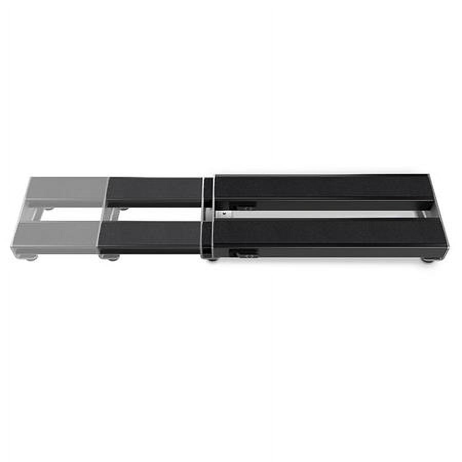 Black Telescopically Expanding 2-Rail Pedalboard System B22936
