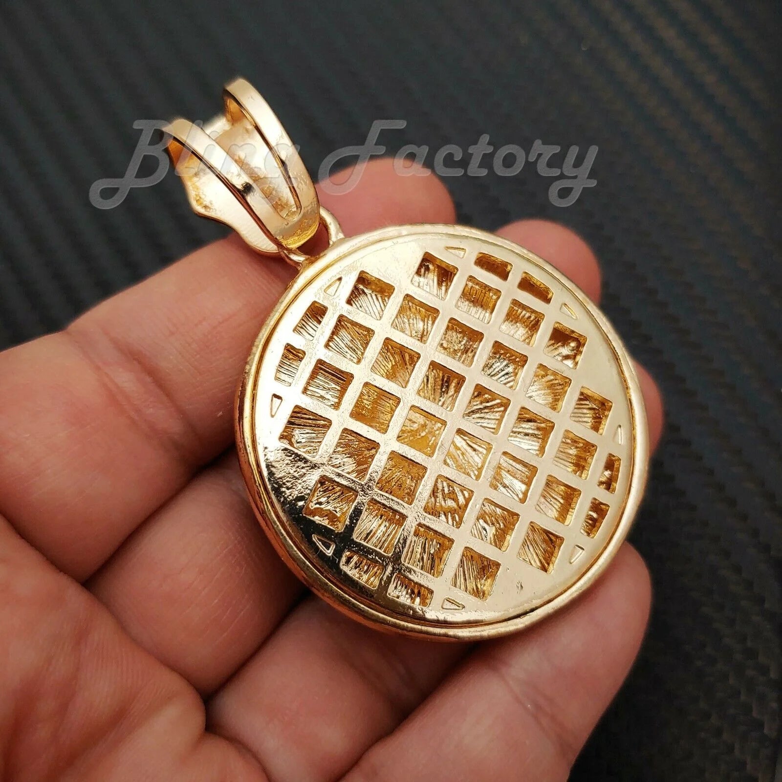 Iced Cuban Box Lock Chain Necklace D479