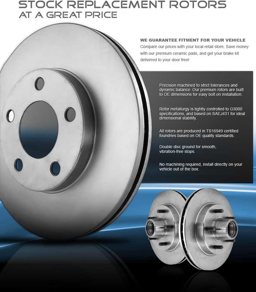 Brake Rotors and Brake Pads with Hardware R9489