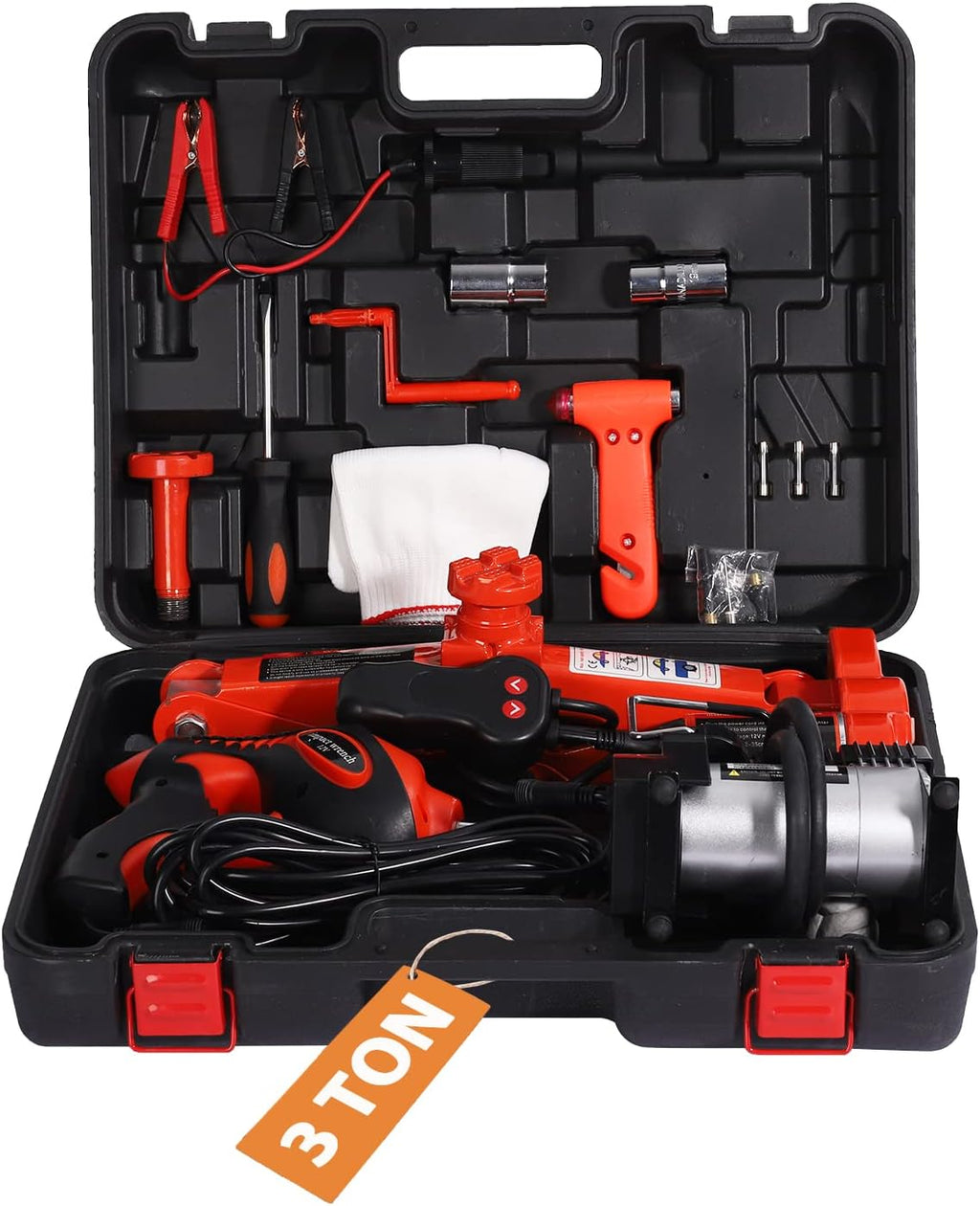 3 Ton 12V Portable Electric Car Jack Pack of 2 A8088