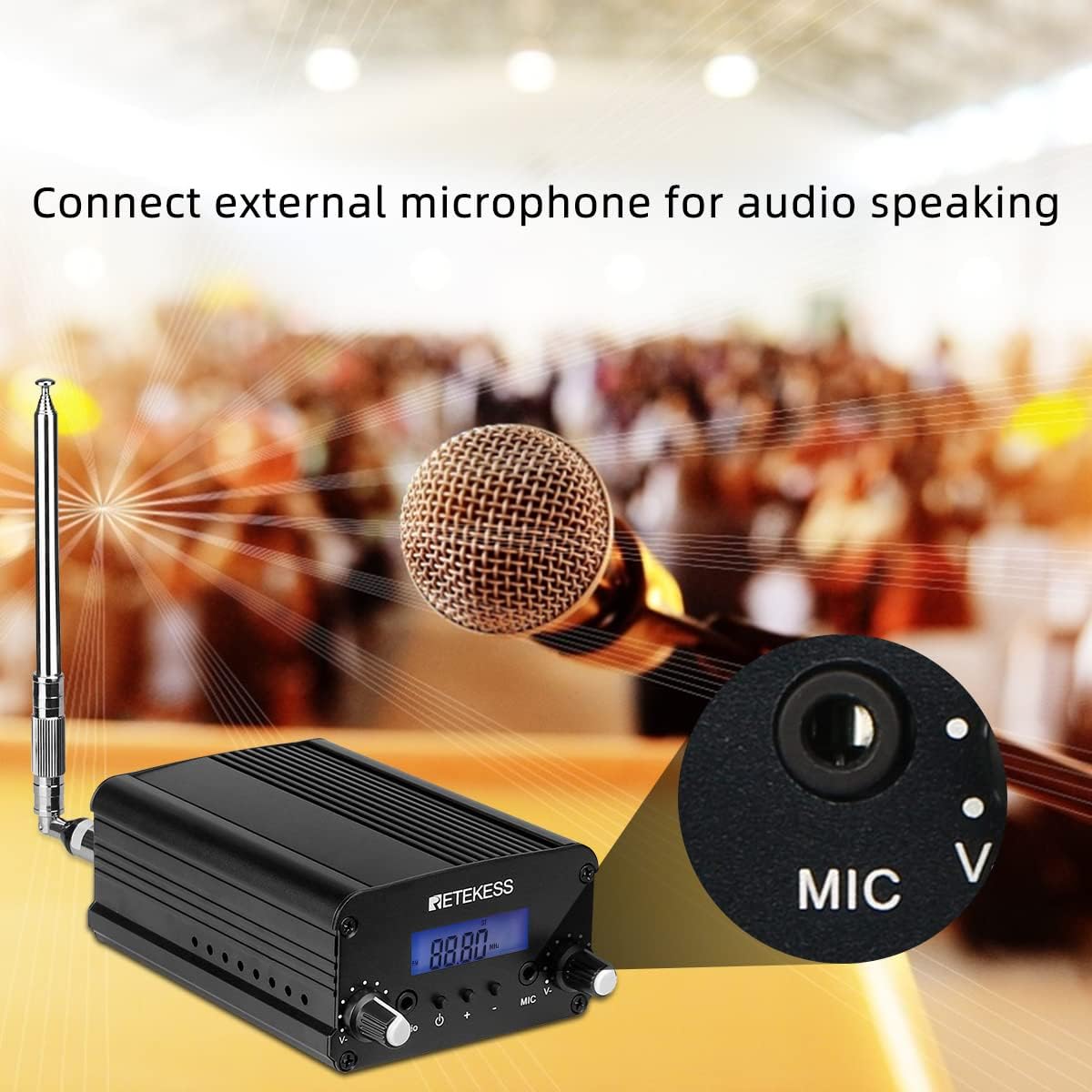 FM Transmitter with Antenna P4036
