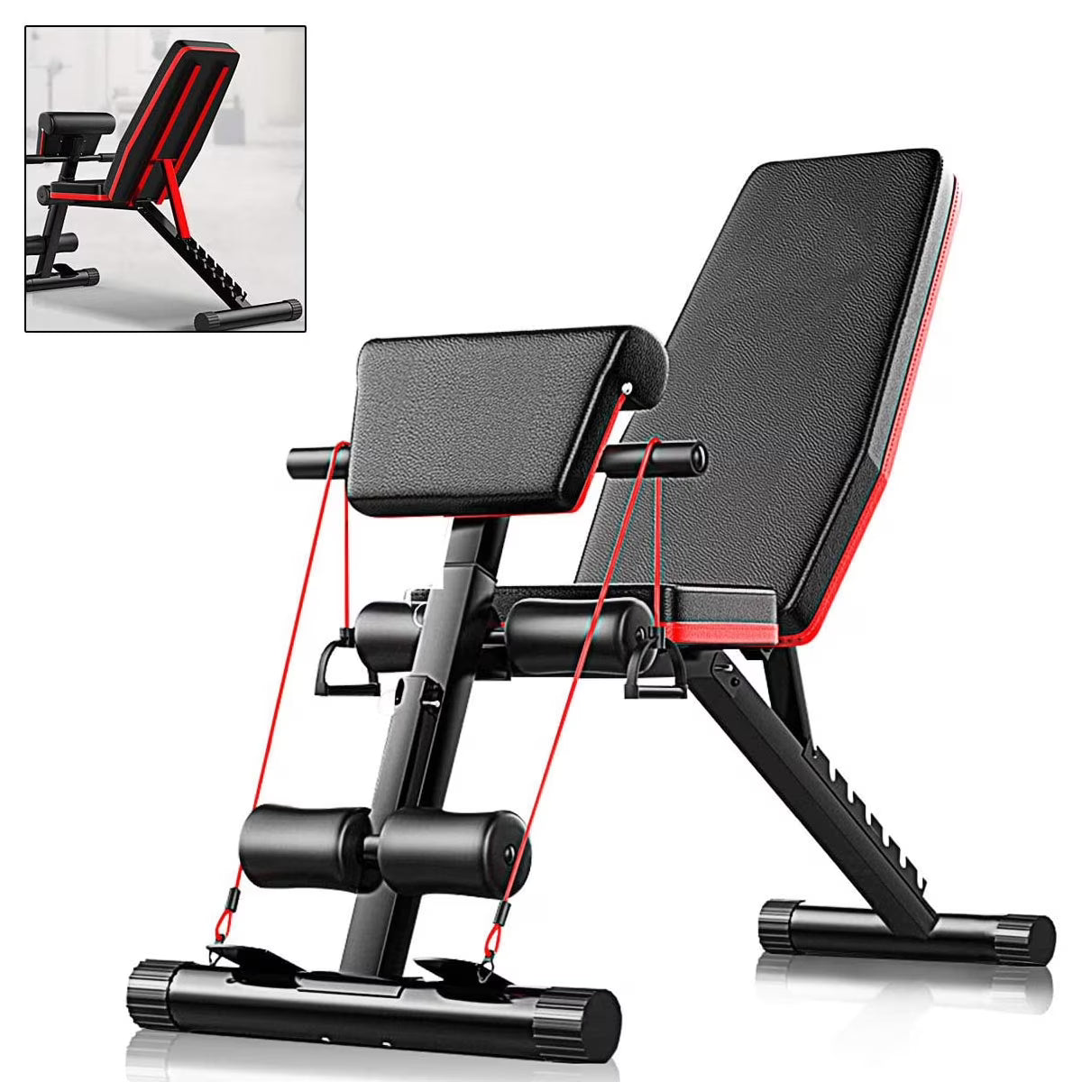 Adjustable Weight Bench Incline Decline Foldable Workout Equipment P533