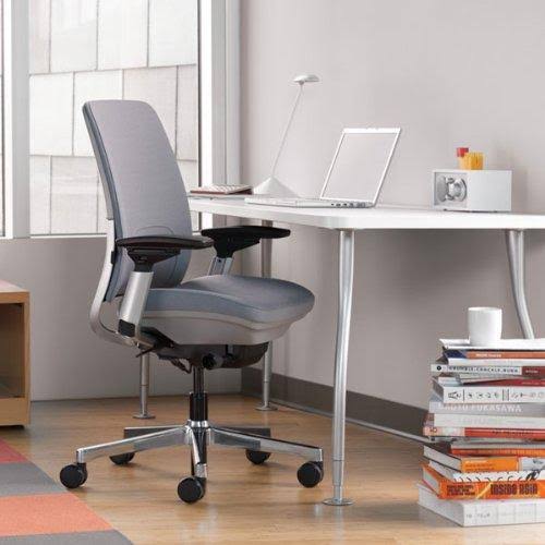 Black Fabric Office Chair D634