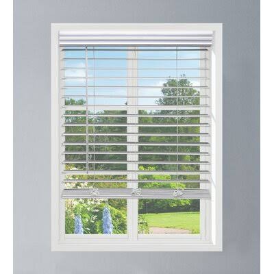Cordless Faux Wood Blinds, 34W x 60L X213