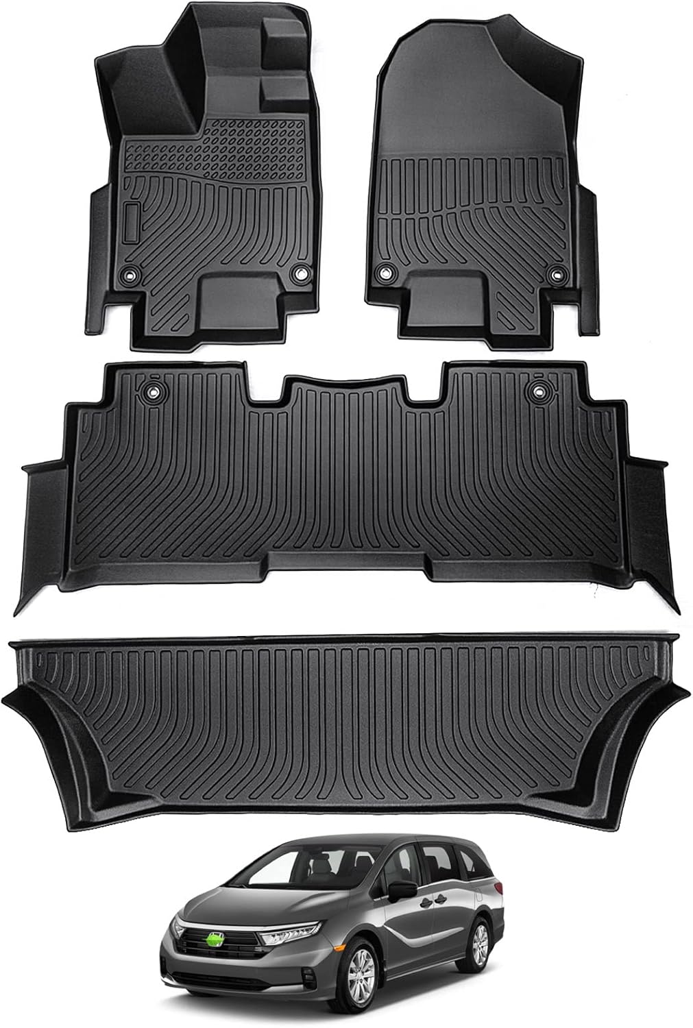 3 Row All Weather TPE Floor Liner Set C18155
