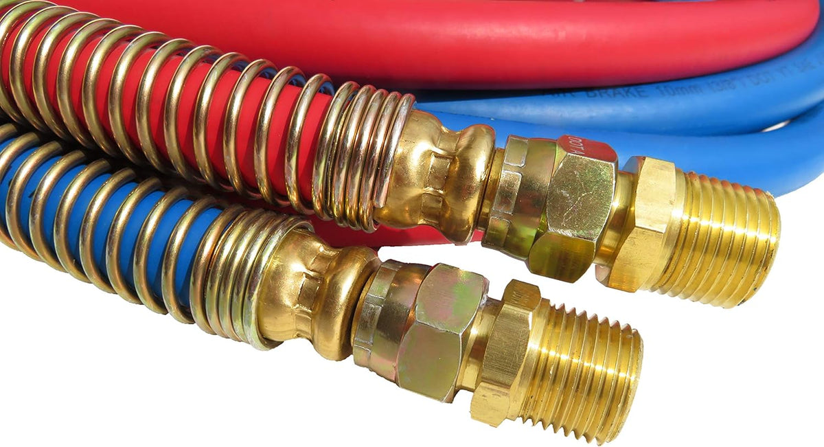 15' Heavy Duty Air Line Hose Assembly Pack of 2 I728