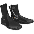 Black Neoprene Scuba Boot Shoes with Side Zipper, Size 11 S85859
