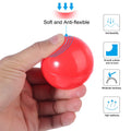 100 Pcs Plastic Ball Pit Balls with Storage Mesh Bag, Crush Proof Ocean Balls A288090