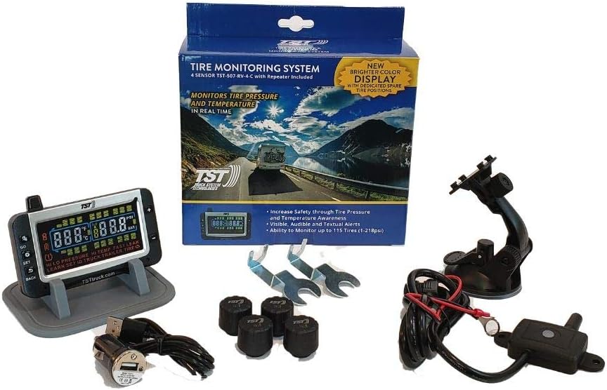 Tire Pressure Monitor with 8 Cap Sensors and Color Display C71556