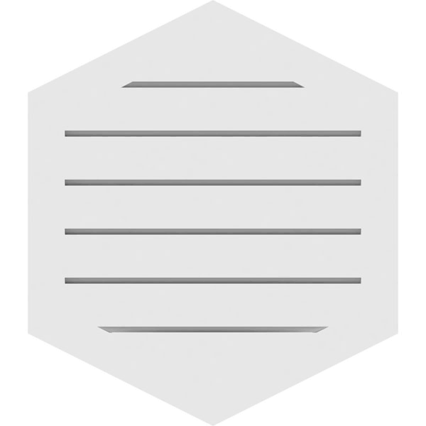 32x22W x 36x22H PVC Gable Vent K3270