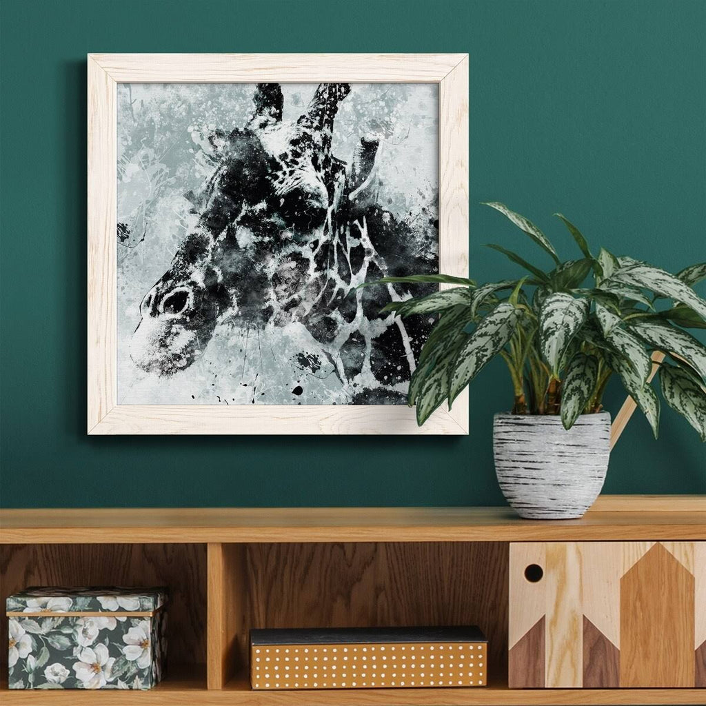 White Framed Canvas 24x24 G52808